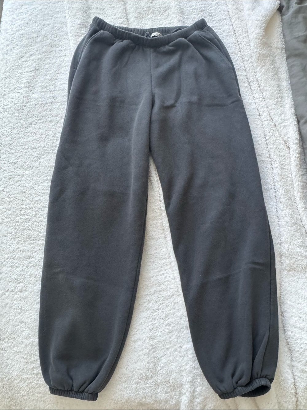 Abercrombie & Fitch Essential Boyfriend Sweatpants Charcoal Medium Long